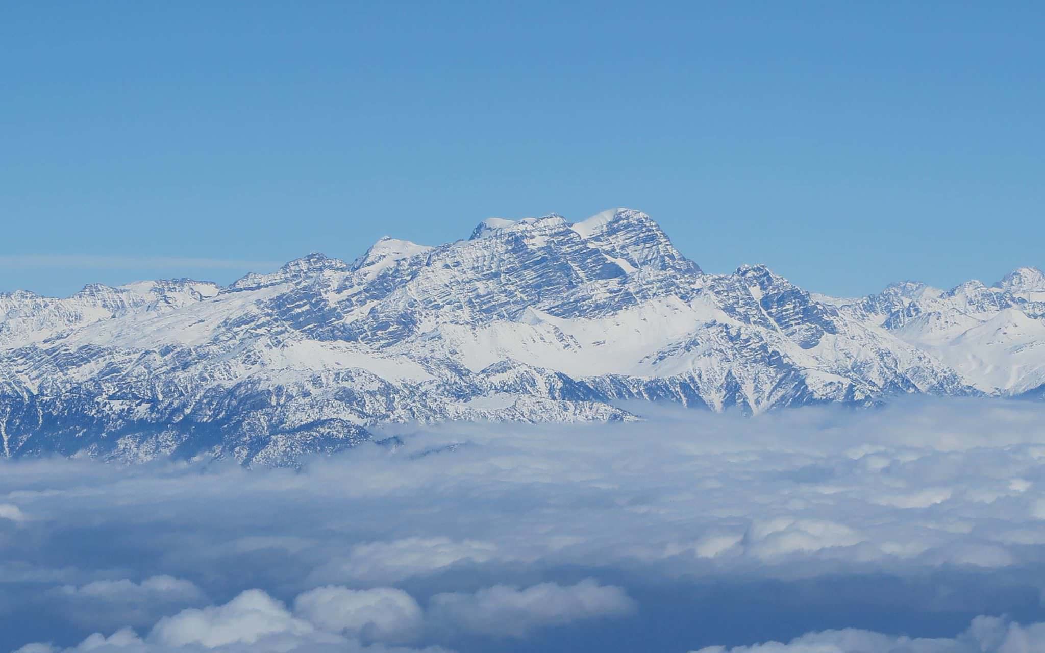 View From Apharwat Peak To Harmukh