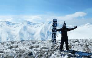 Snowboarding Gulmarg, India